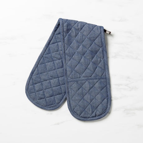 Salisbury & Co Hampstead Double Oven Mitt Navy Blue - Image 01