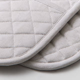 Salisbury & Co Hampstead Double Oven Mitt in White Grey - Image 02