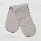 Salisbury & Co Hampstead Double Oven Mitt in White Grey - Image 01