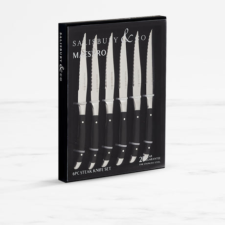 Salisbury & Co Maestro Steak Knife Set of 6 - Image 02