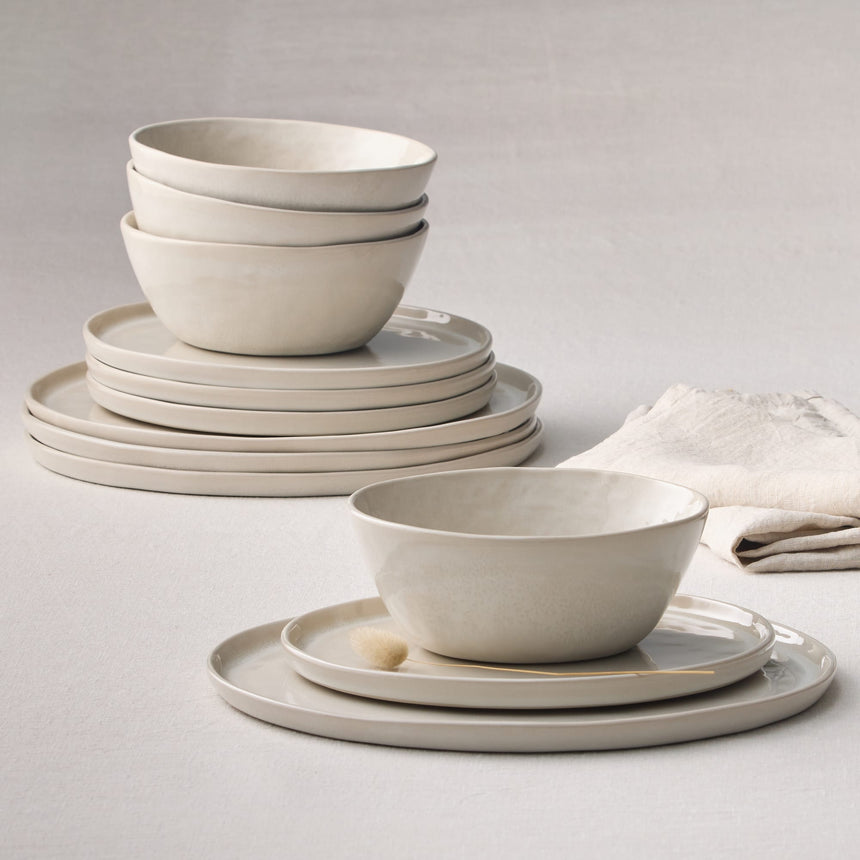 Salisbury & Co Maison Dinner Set 12pc Nougat - Image 02