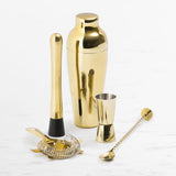 Salisbury & Co Manhattan Cocktail 5 Piece Set Gold - Image 01