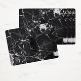 Salisbury & Co Mona Rectangular Placemat Set of 4 in Black - Image 01