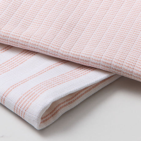 Salisbury & Co Marine Tea Towel Set of 2 Dusty in Pink - Image 02