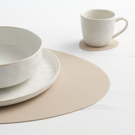 Salisbury & Co Modern Placemat 37x34cm Taupe - Image 02