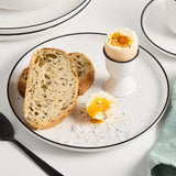 Salisbury & Co Mona Egg Cup in White with in Black Speckle - Image 03