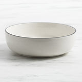 Salisbury & Co Mona Serving Bowl 30cm in White with in Black Speckle - Image 01