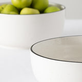 Salisbury & Co Mona Serving Bowl 30cm in White with in Black Speckle - Image 04