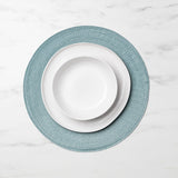 Salisbury & Co Classic Round Placemat 38cm Sage - Image 03