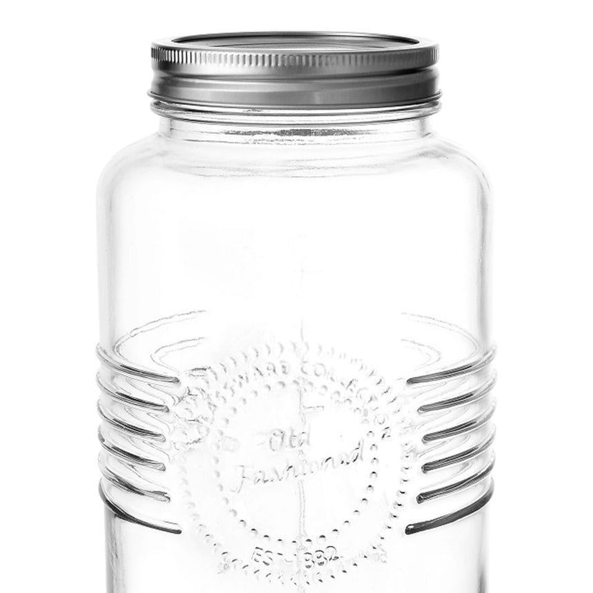 Salisbury & Co Old Fashioned Mason Jar with 2 Piece Lid 2 Litre - Image 02