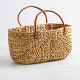 Salisbury & Co Province Carry Basket with Suede Handle Large - Image 01