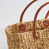 Salisbury & Co Province Carry Basket with Suede Handle Medium - Image 04