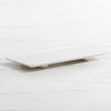 Salisbury & Co Riviera Marble Serving Board 35x18cm in White - Image 02