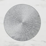 Salisbury & Co Round Placemat 38cm Silver - Image 01