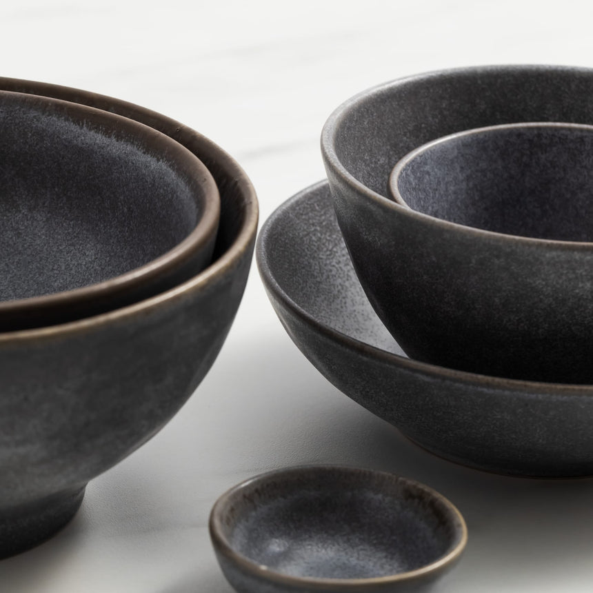 Salisbury & Co Siena Dip Bowl 11cm Charcoal - Image 03