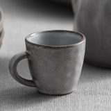 Salisbury & Co Siena Espresso Cup 90ml Light Grey - Image 03