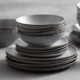 Salisbury & Co Siena Dinner Set 12 Piece Light Grey - Image 05