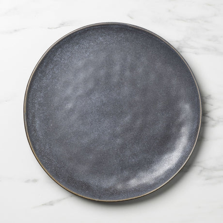 Salisbury & Co Siena Round Platter 33cm Charcoal - Image 01