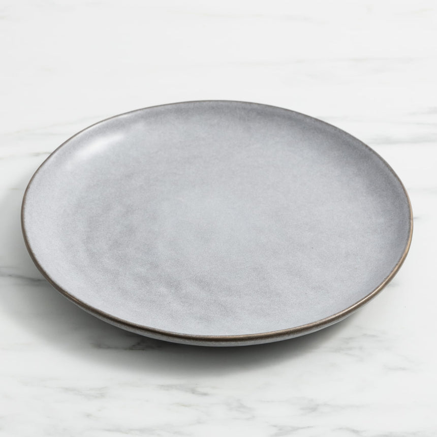 Salisbury & Co Siena Round Platter 33cm Light Grey - Image 02