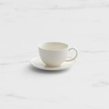 Salisbury & Co Signature Cup and Saucer 300mL White - Image 01