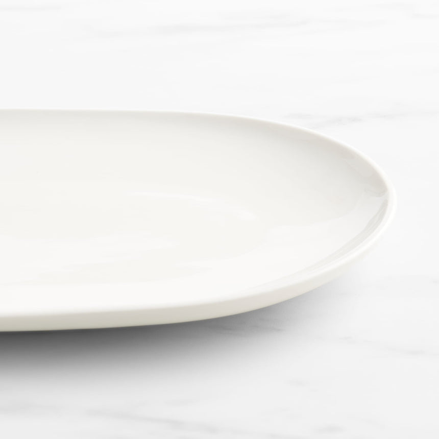 Salisbury & Co Signature Oval Serving Platter 40x20cm White - Image 03