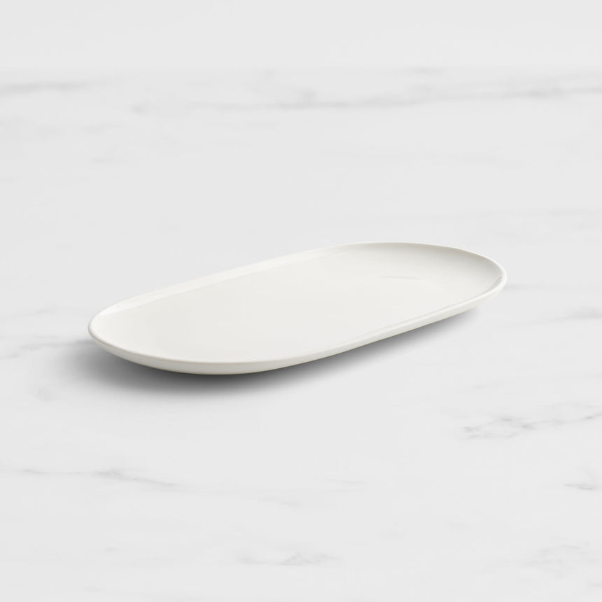 Salisbury & Co Signature Oval Serving Platter 40x20cm White - Image 04