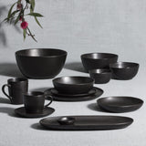 Salisbury & Co Tierra Dinner Set 12pc Black Speckle - Image 05