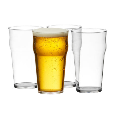 Salisbury & Co Unbreakable Beer Glass 600ml Set of 4 - Image 01