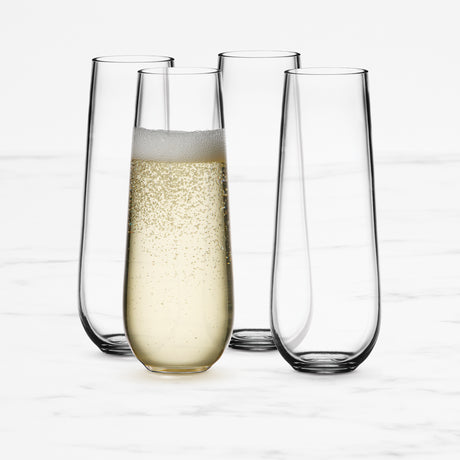 Salisbury & Co Unbreakable Stemless Champagne Glass 300ml Set of 4 - Image 01