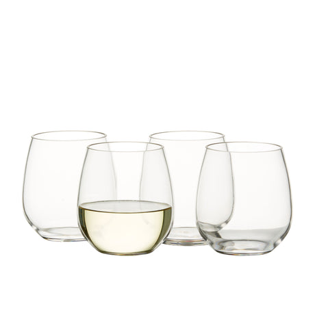 Salisbury & Co Unbreakable Stemless Wine Glass 500ml Set of 4 - Image 01