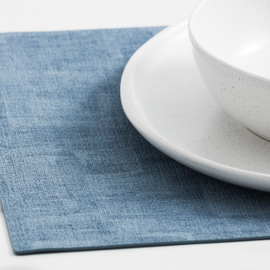 Salisbury & Co Eclipse Rectangular Placemat 45x30cm in Blue - Image 03