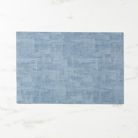 Salisbury & Co Eclipse Rectangular Placemat 45x30cm in Blue - Image 01