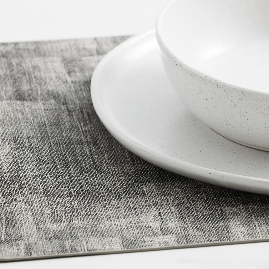 Salisbury & Co Eclipse Rectangular Placemat 45x30cm Grey - Image 03