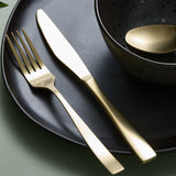 Salisbury & Co Virtuo 16 Piece Cutlery Set Gold - Image 04