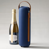 Salisbury & Co Wine Bottle Carrier Navy - Image 02