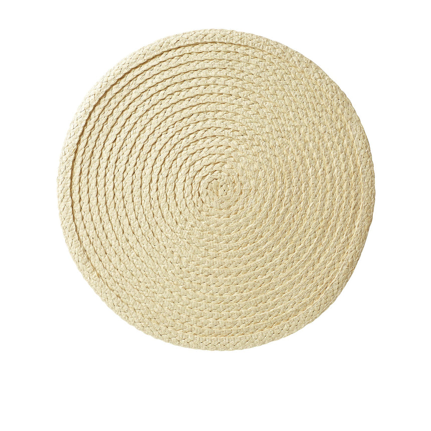 Salisbury & Co Classic Round Placemat 35cm Natural - Image 01