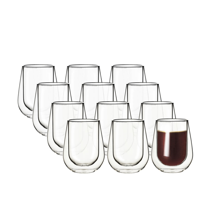 Salisbury & Co Duo Double Wall Glass 250ml Set of 12 - Image 01