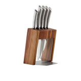 Scanpan Kalo Knife Block Set of 6 Walnut - Image 01