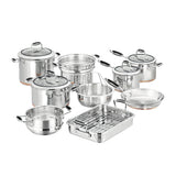 Scanpan Coppernox Cookware 9 Piece Set - Image 01