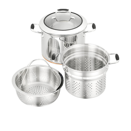 Scanpan Coppernox Multi Pasta Pot 24cm/7.6L - Image 01