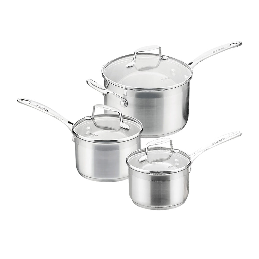 Scanpan Impact Saucepan 3 Piece Set - Image 01