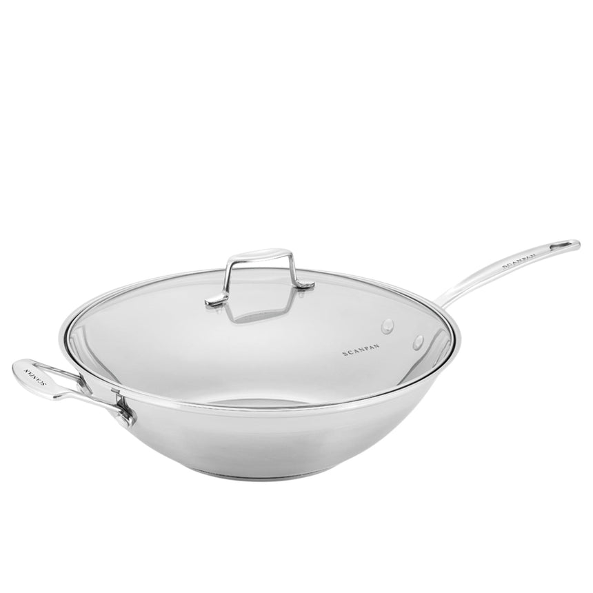 Scanpan Impact Wok with Lid 36cm - Image 01