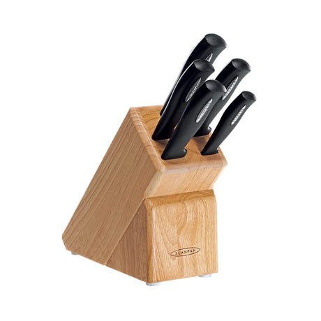 Scanpan Microsharp Knife Block Set 6 Piece - Image 01