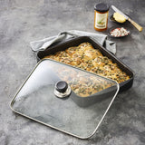 Scanpan Classic Glass Lid Fit to Medium Roaster 35.5cm x 26.5cm - Image 02