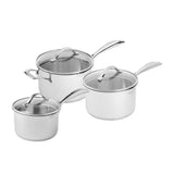 Scanpan STS 3 Piece Saucepan Set - Image 01