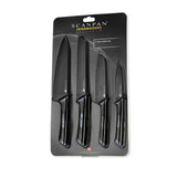 Scanpan Spectrum Knife 4 Piece Set in Black Grey - Image 01