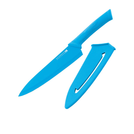 Scanpan Spectrum Soft Touch Cooks Knife 18cm in Blue - Image 01