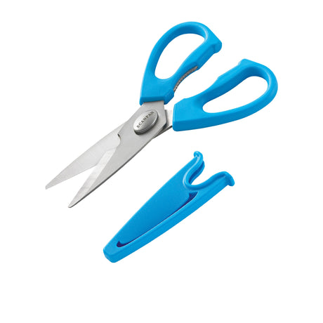 Scanpan Spectrum Soft Touch Kitchen Shears in Blue - Image 01