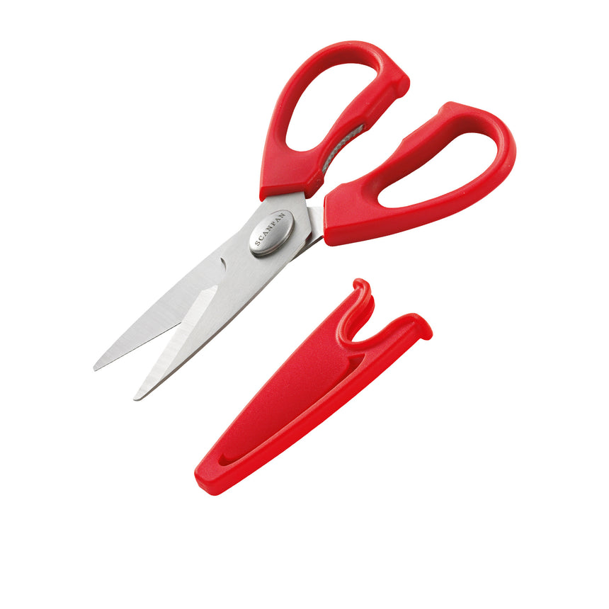 Scanpan Spectrum Soft Touch Kitchen Shears in Red - Image 01