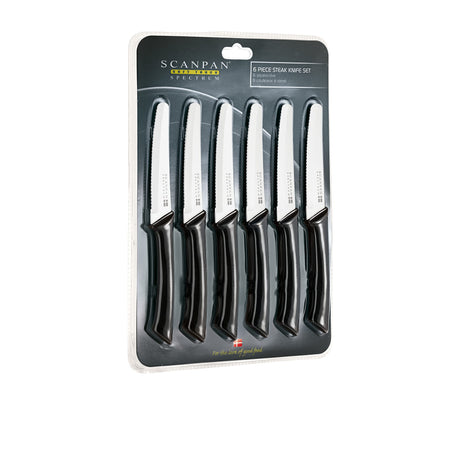 Scanpan Spectrum in Black Steak Knife Set 6 Piece - Image 01